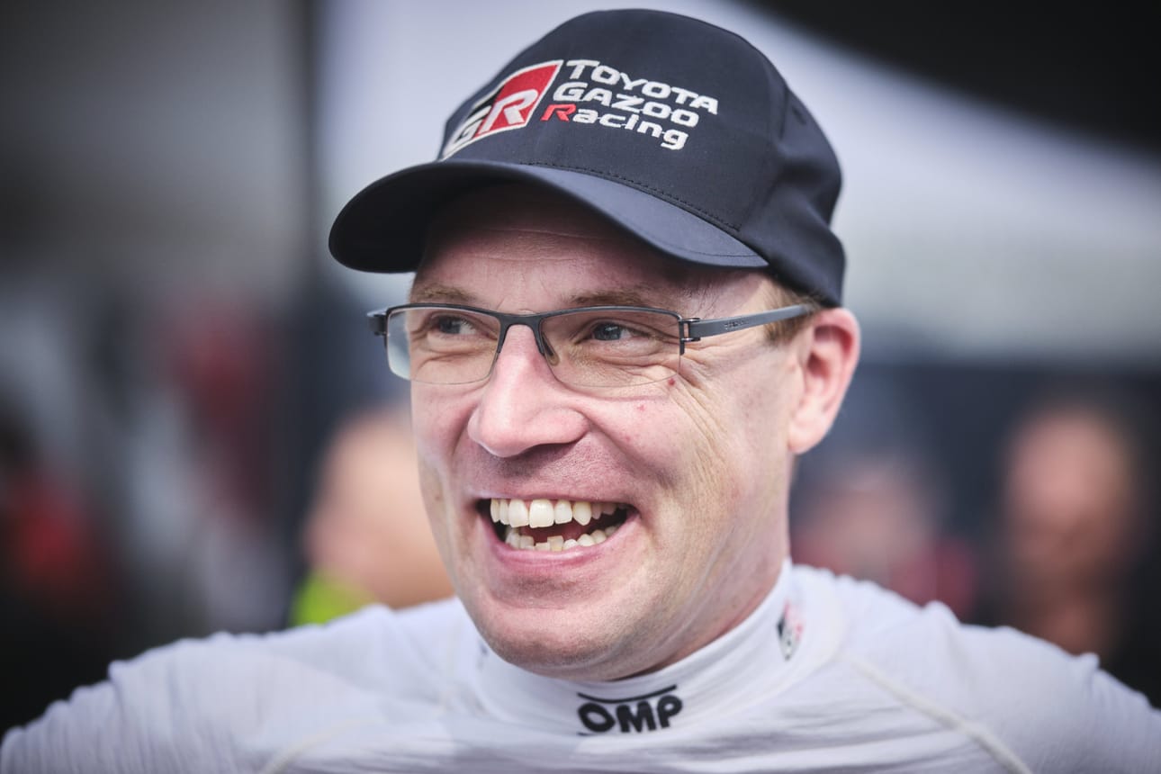 Jari-Matti Latvala oli iloinen koko Jyväskylän MM-rallin ajan.