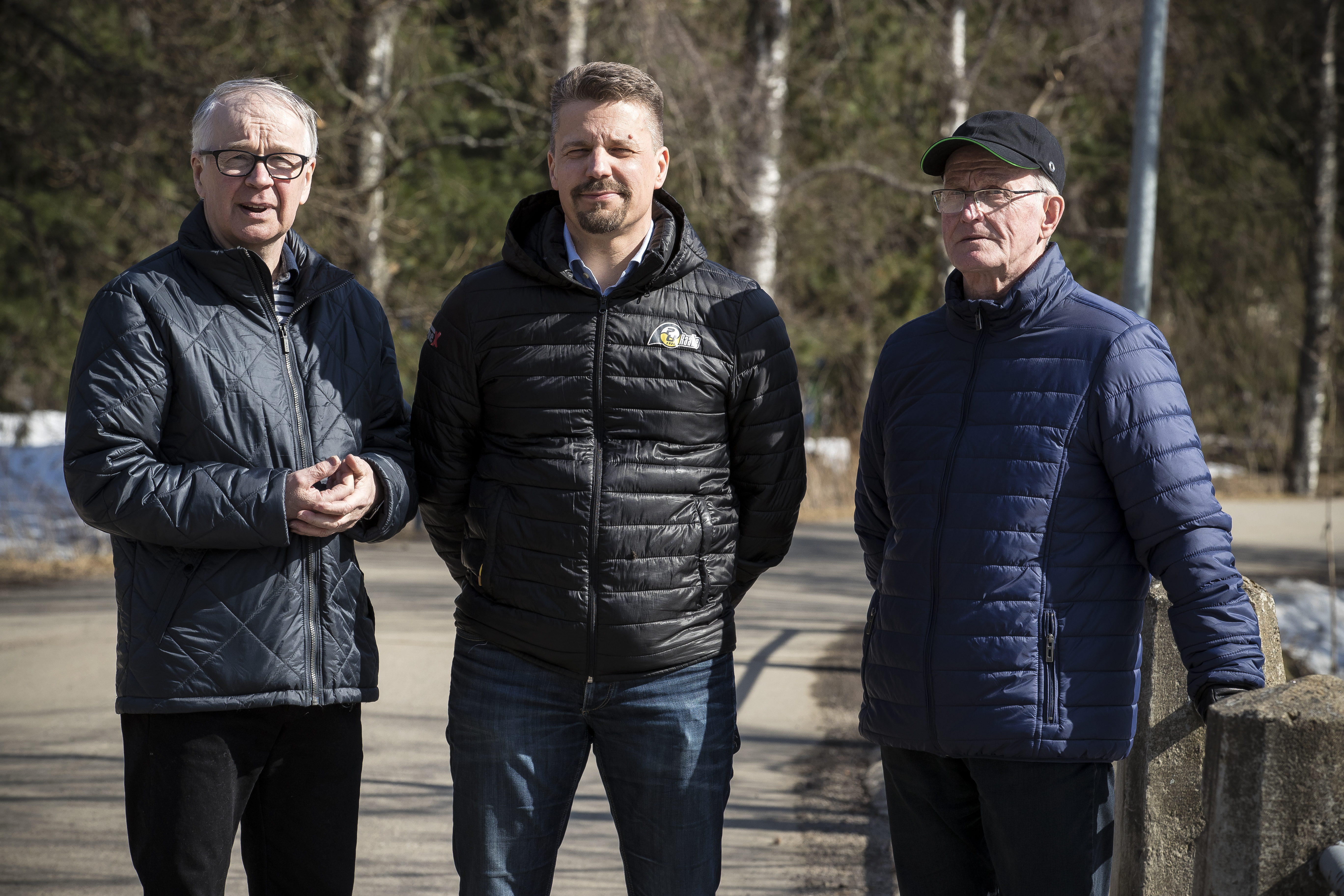 Jussi Pahkala, Harri Tuomikoski ja Juhani Lemponen ovat antaneet ison panoksen rakkaalle seuralleen.