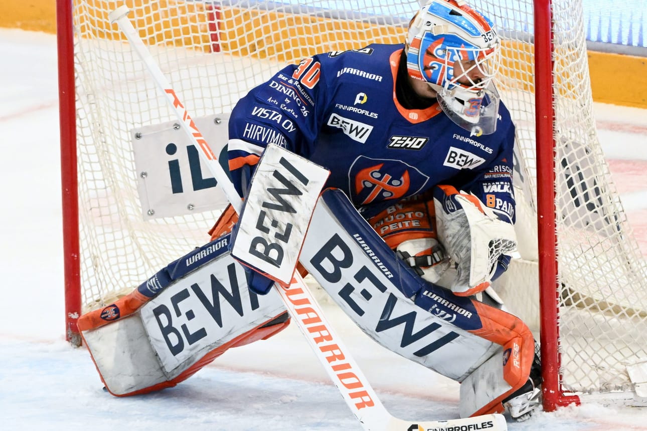 Tapparan maalivahti Christian Heljanko pelasi tiistaina nollapelin.