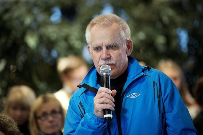Dosentti Pertti Timonen yllättyi SDP:n kannatuksen laskusta. KUVA: ERIIKA AHOPELTO