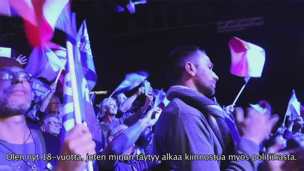 Marine Le Pen hurmasi kannattajiaan Marseillessa