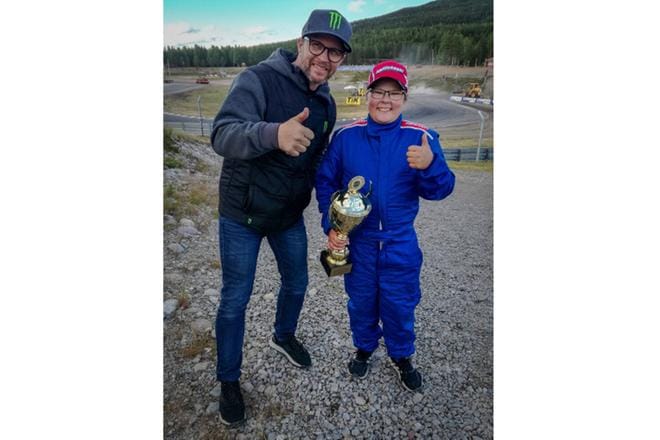 – Grattis, sanoi Petter Solberg. KUVA: VESA KALLIOKOSKI