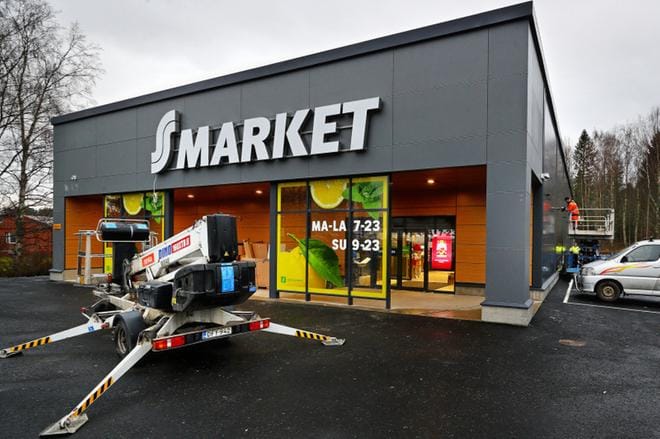 Uudessa marketissa on ympäristöystävällisiä ratkaisuja. KUVA: KARI LÖFHJELM