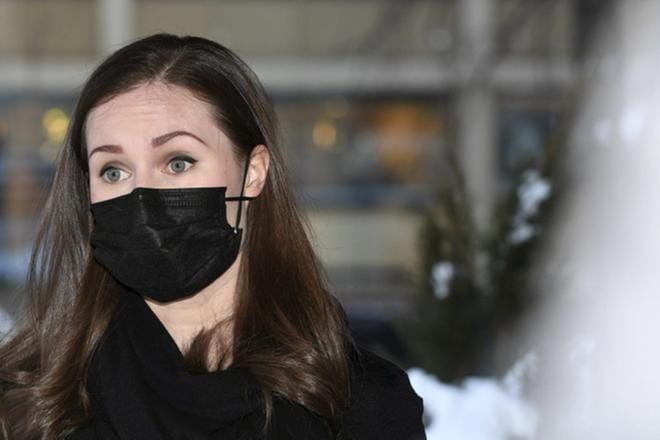 Pääministeri Sanna Marin (sd.) on kutsunut eduskuntapuolueiden edustajat koolle Säätytaloon tänään kello 12. Aamulla hallitus pitää tiedotustilaisuuden kello 9.30. LEHTIKUVA / HEIKKI SAUKKOMAA