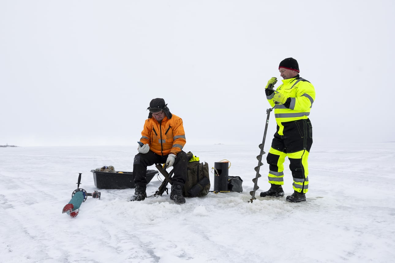 Kermanin veljekset ajoivat reilun 200 kilometrin matkan pilkille Lumijoen Varjakkaan – ensin yllätti takatalvi, sitten hajosi kaira ja toukatkin jäivät kotiin