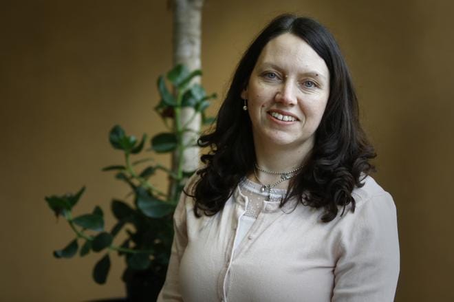 Linda Jakobsson-Pada päätti palata Mustasaareen virkavapautensa jälkeen. Kuva: Samppa Toivonen
