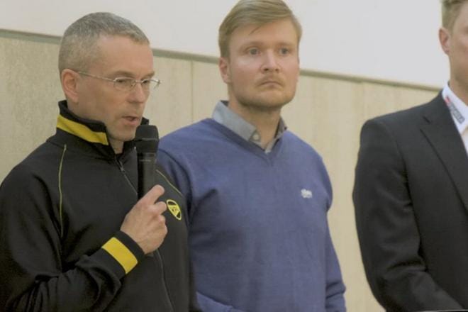 Kuvakaappaus videolta.