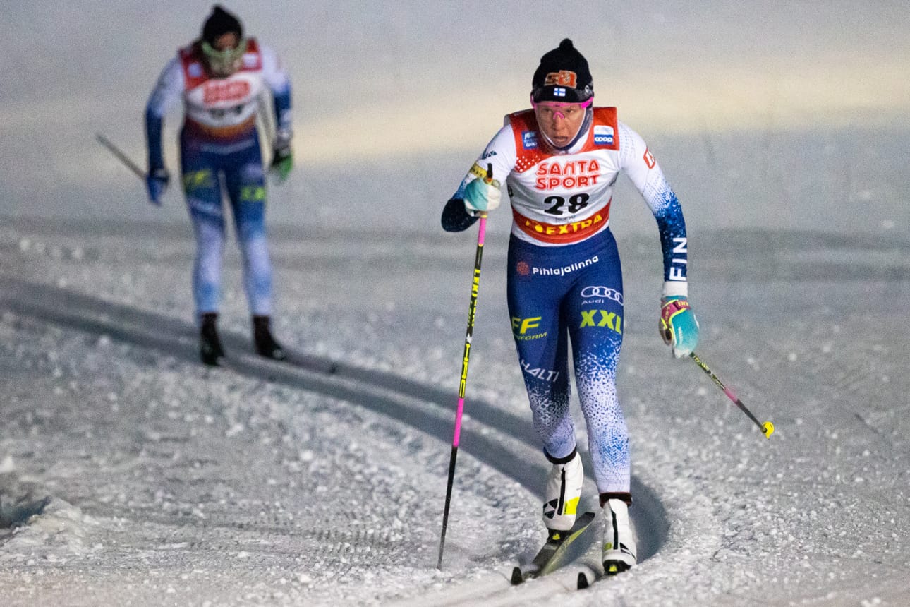 Kerttu Niskanen oli kymmenen kilometrin kilpailussa seitsemäs.
