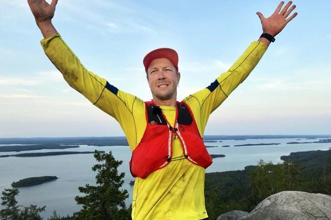Luonto- ja erämessujen juontajana on televisiosta tuttu toimittaja Mikko ”Peltsi” Peltola. KUVA: JUHA KORHONEN/ KORPIPAJA