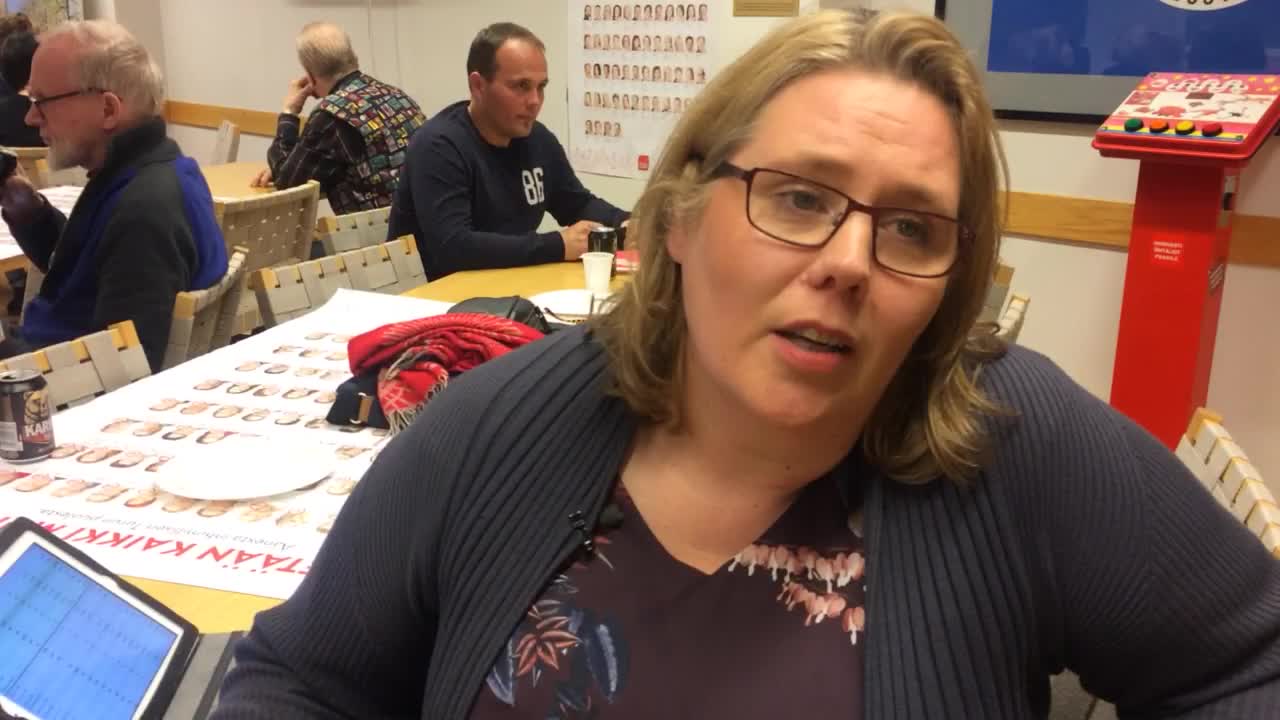 SDP:n vaalivalvojaiset työväentalolla
