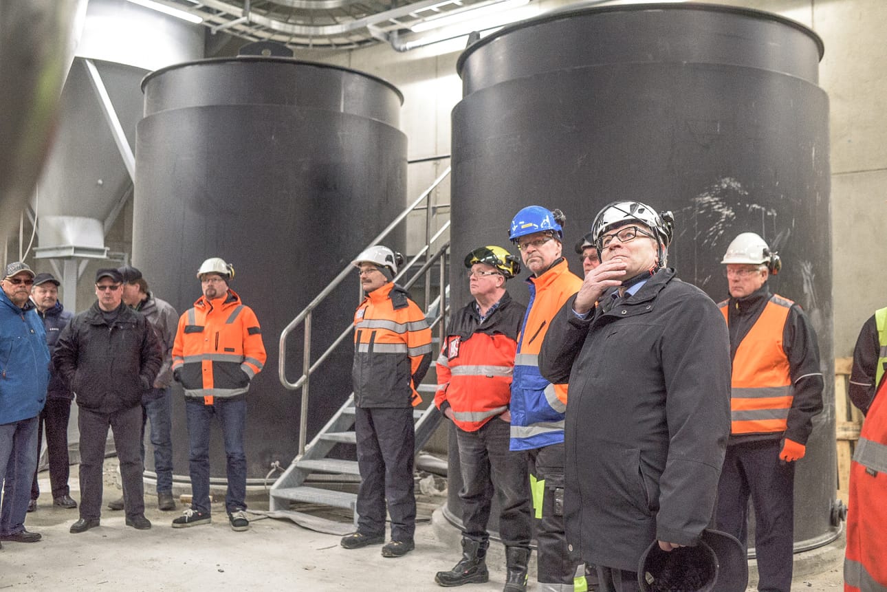 Rukalle valmistuvaan uuteen jätevedenpuhdistamoon tutustuttiin harjannostajaispäivänä perjantaina.