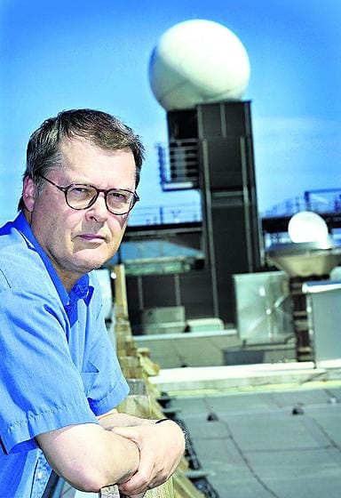 Varapääjohtaja Mikko Alestalo Ilmatieteen laitokselta.