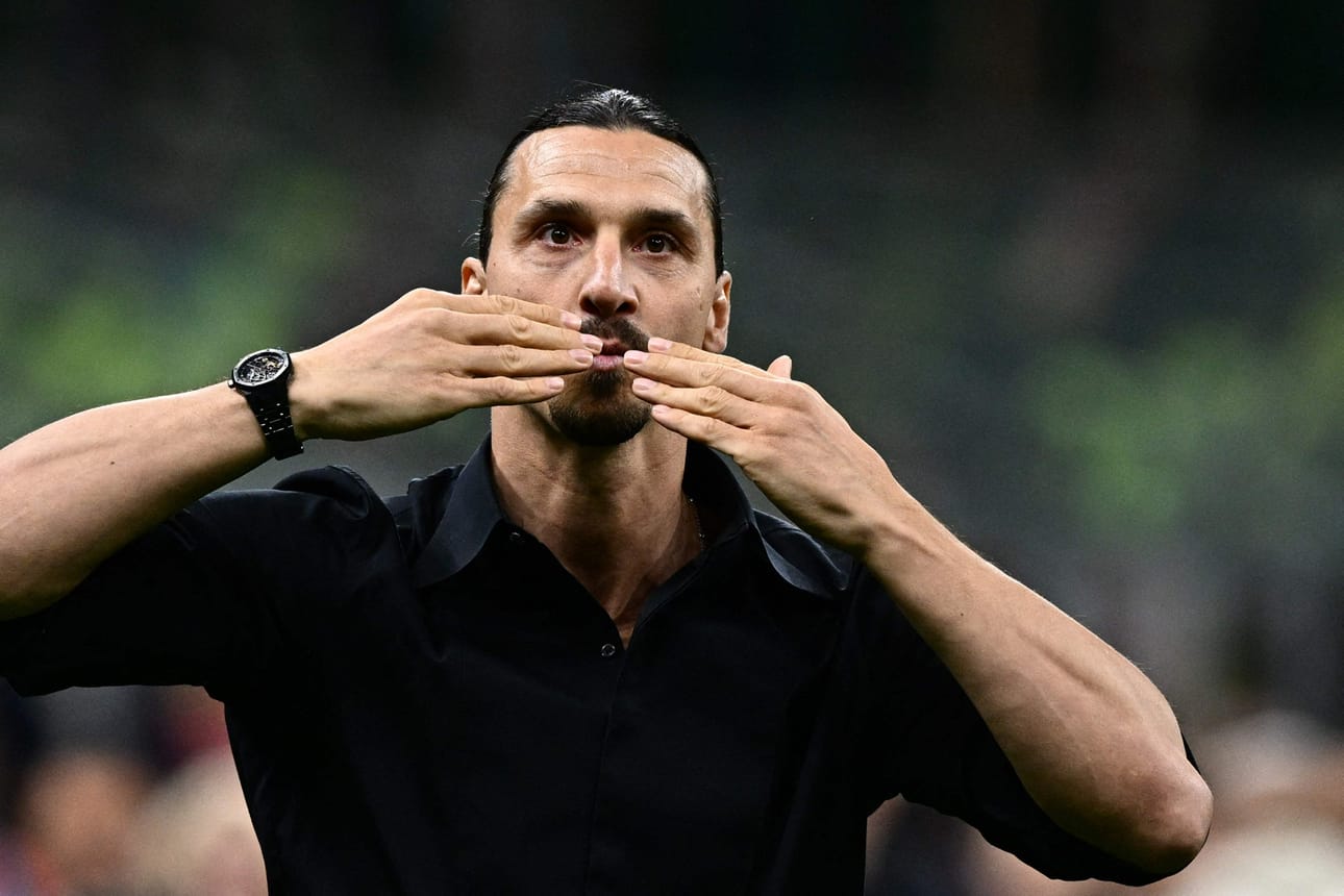 Jo lauantaina oli kerrottu, että Ibrahimovic jättää seuran kauden päätteeksi sunnuntain pelin myötä. LEHTIKUVA/AFP