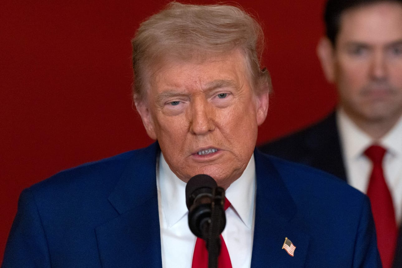Presidentti Donald Trumpin mukaan Kanada on ilmoittanut ottavansa käyttöön digipalveluveron amerikkalaisille teknologiayrityksille. AFP/LEHTIKUVA