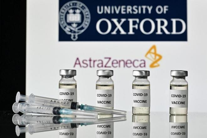 EU-komissio myönsi viime perjantaina myyntiluvan AstraZenecan ja Oxfordin yliopiston koronarokotteelle. LEHTIKUVA / AFP