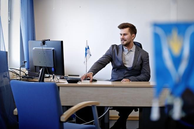 Vimpelin kunnanjohtaja Sami Gustafsson sanoo, että marraskuisella matkalla valmistaudutaan ensi kesän projektia varten. Arkistokuva: Tomi Kosonen