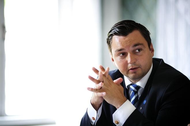 Joakim Strandin mukaan erityisesti insinöörikoulutus kärsii korkeakoulujen uudesta rahoitusmallista. Kuva: Timo Annanpalo