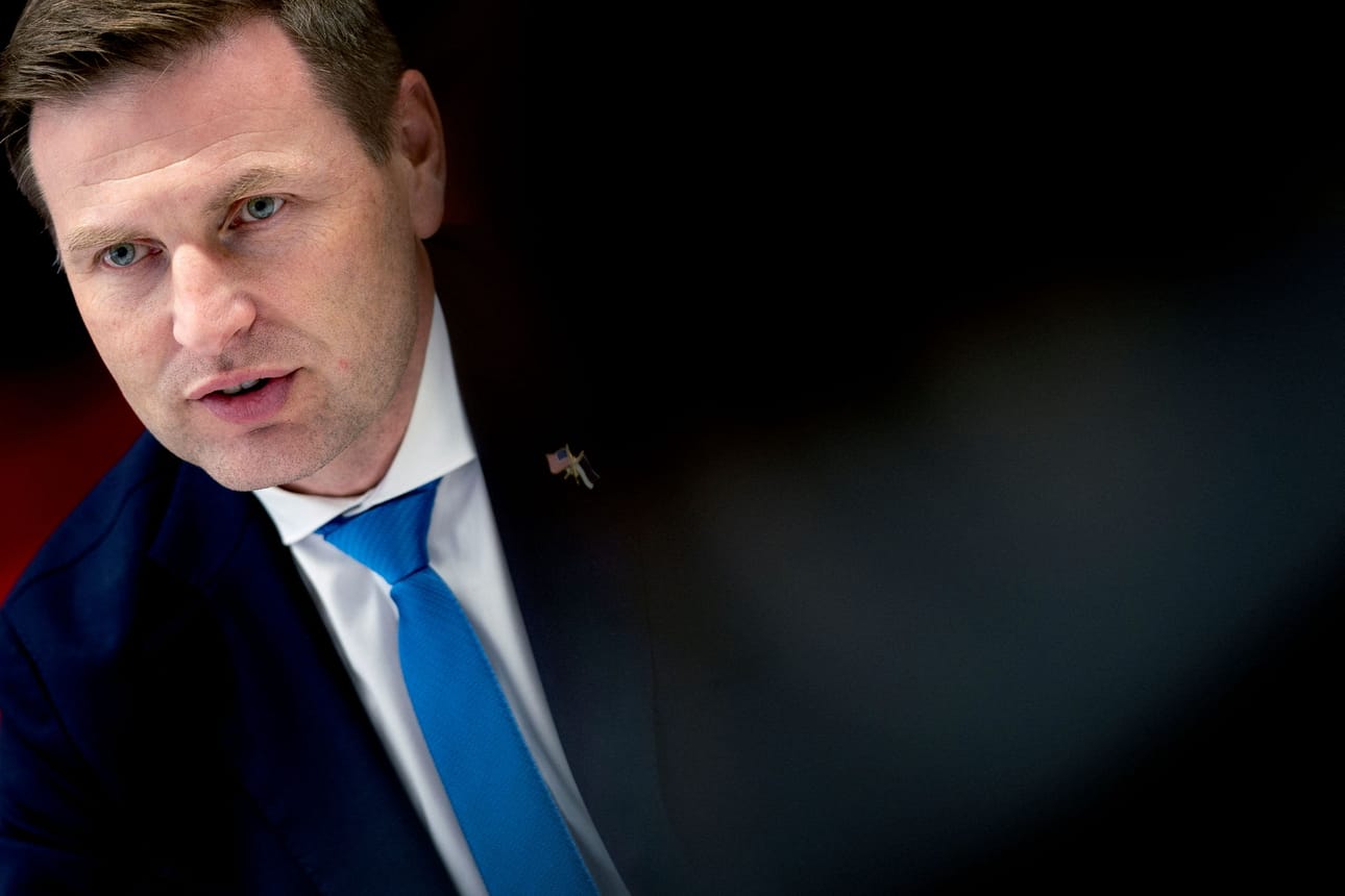 Arkistokuvassa Viron puolustusministeri Hanno Pevkur. LEHTIKUVA/AFP