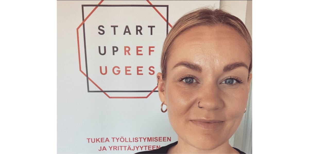 Essi Perätalo toimii Startup Refugeesin Lapin alueen verkostokoordinaattorina.