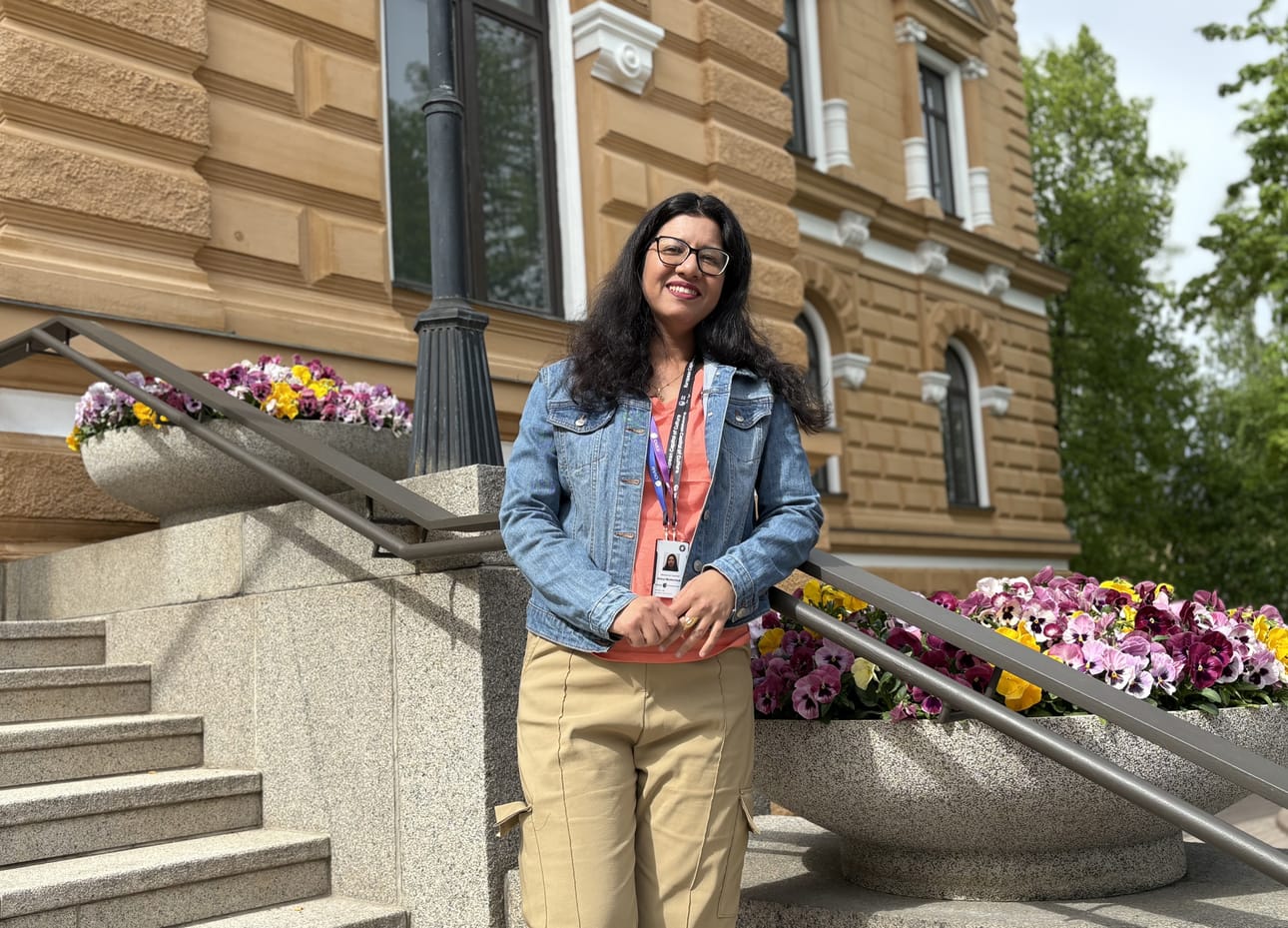 Education for Global Futures -maisteriohjelmassa opiskeleva Shimul Bhattacharjee on viihtynyt hyvin Oulussa.