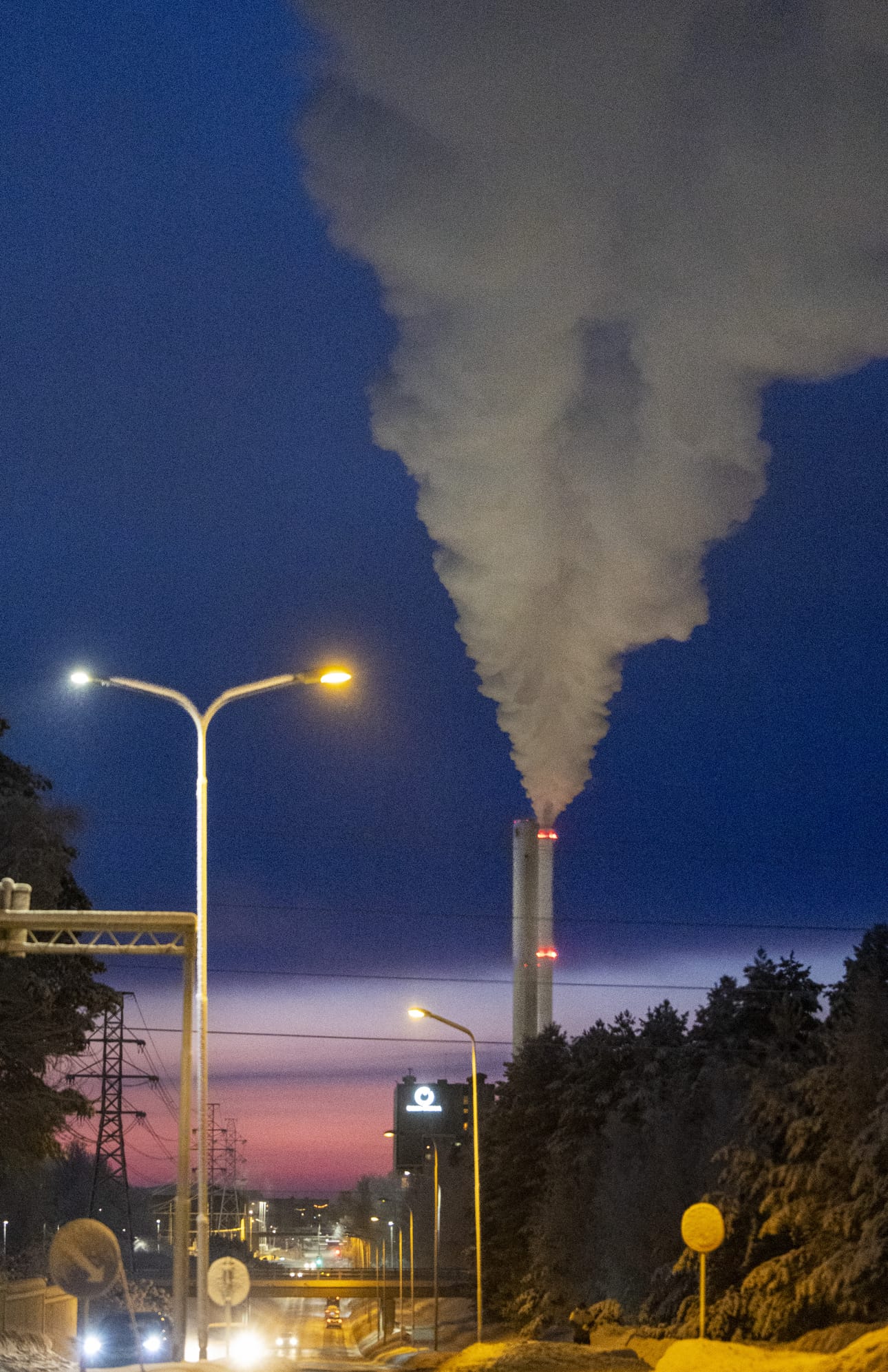 Oulun energian Toppilan lämpövoimalassa poltetiin turvetta kaksi vuotta sitten tammikuun pakkasilla.