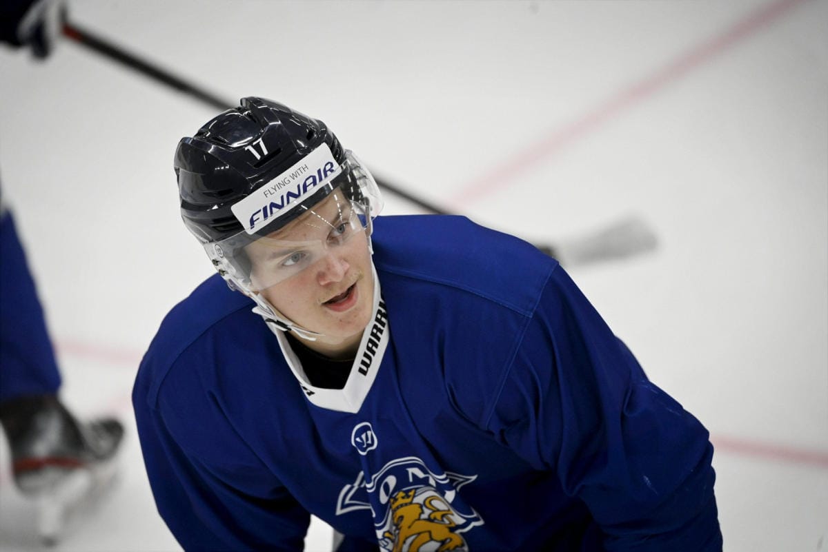 Joakim Kemell teki kaksi maalia ja nappasi kaksi syöttöpistettä. LEHTIKUVA / ANTTI AIMO-KOIVISTO