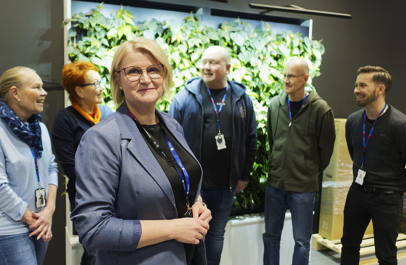 BusinessOulun palvelupäällikkö Tuija Karppila kertoo, että esittelyhaussa kuunnellaan tarkasti yrityksen toiveita.