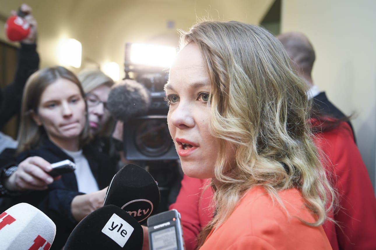HS:n gallupissa keskusta sai alhaisimman tuloksen koskaan. Kuvassa keskustan puheenjohtaja, valtionvarainministeri Katri Kulmuni.