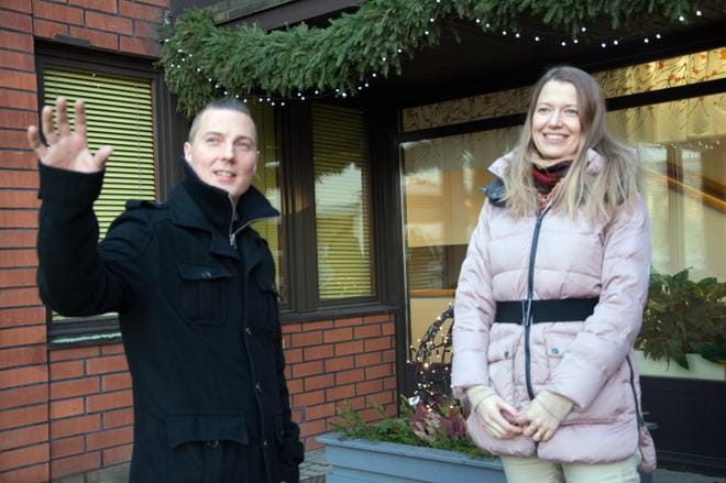 Kiinni työelämään -hankkeen projektisuunnittelijoina toimivat seinäjokiset Jani Aho ja Elina Esala ovat jo aloittaneet asiakastapaamiset Alavudella. KUVA: KAROLIINA SYRJÄ