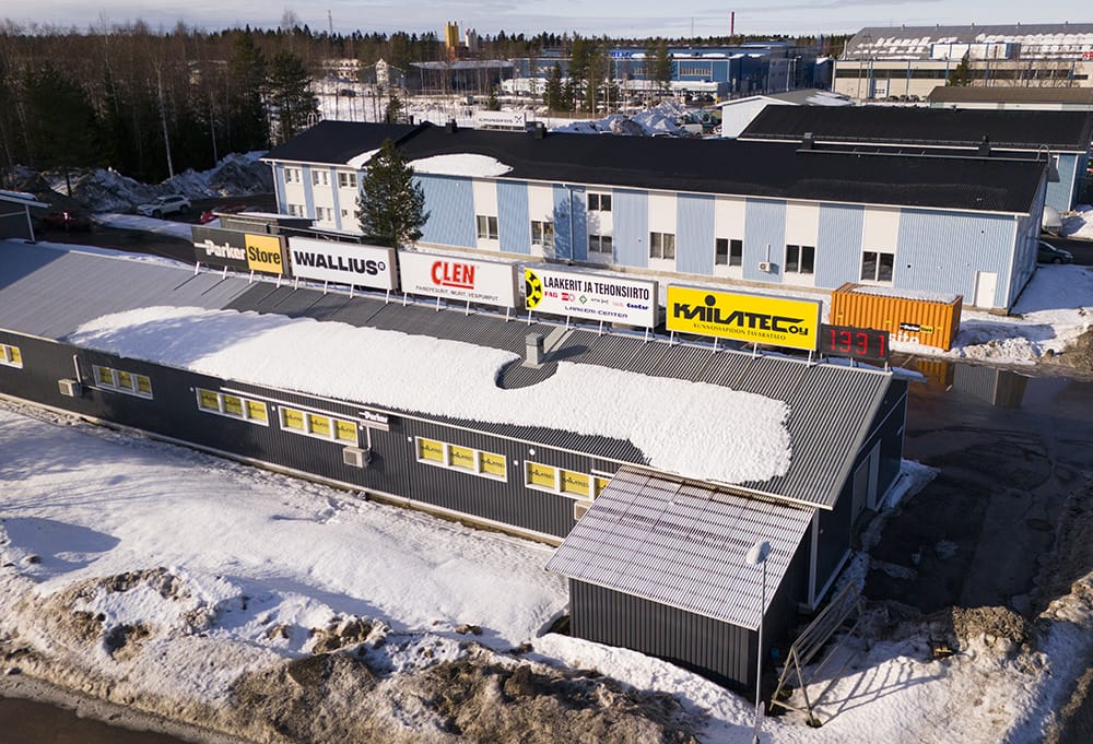 Kailatecin liikkeen remontti on valmistunut vuoden vaihteessa. Pinta-ala on lähes tuplaantunut.