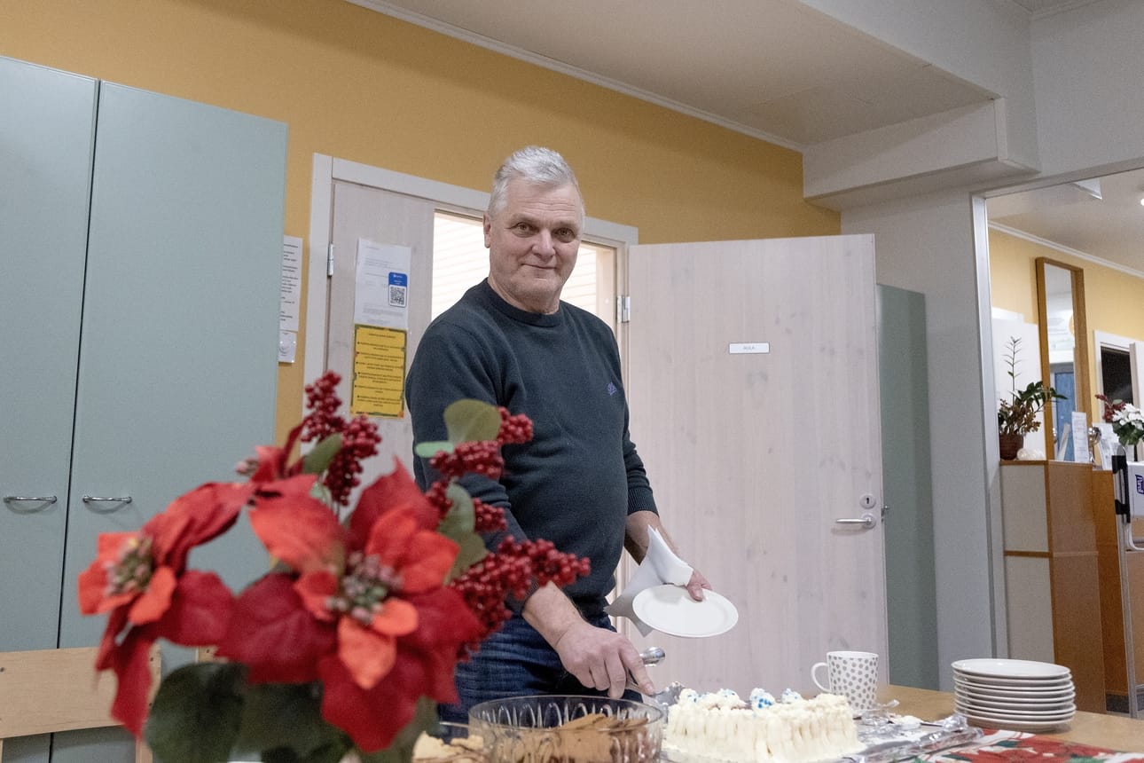 Markku Korkia-aho kertoo, että kylällä on aina ollut talkoohenki voimissaan.