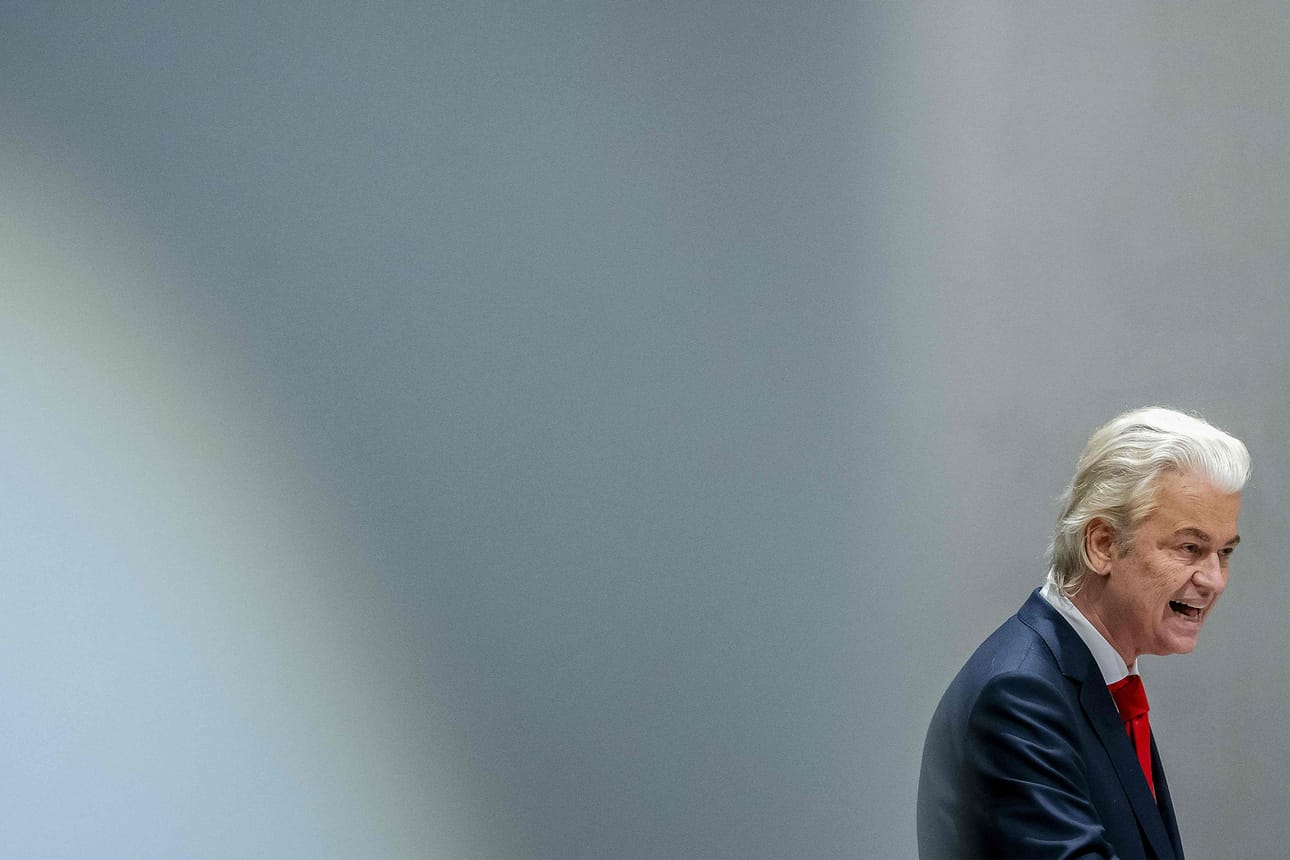 Geert Wildersin johtama laitaoikeistolainen vapauspuolue (PVV) ilmoitti lähtevänsä Hollannin hallituksesta maahanmuuttokysymysten takia. LEHTIKUVA/AFP