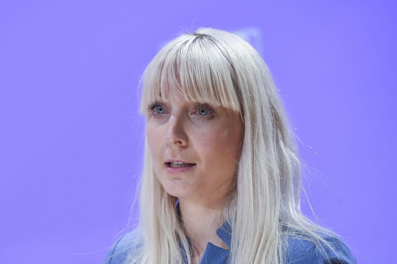 Perussuomalaisten presidenttiehdokas Laura Huhtasaari pitää Venäjää mahdollisena uhkana Suomelle. Arkistokuva.