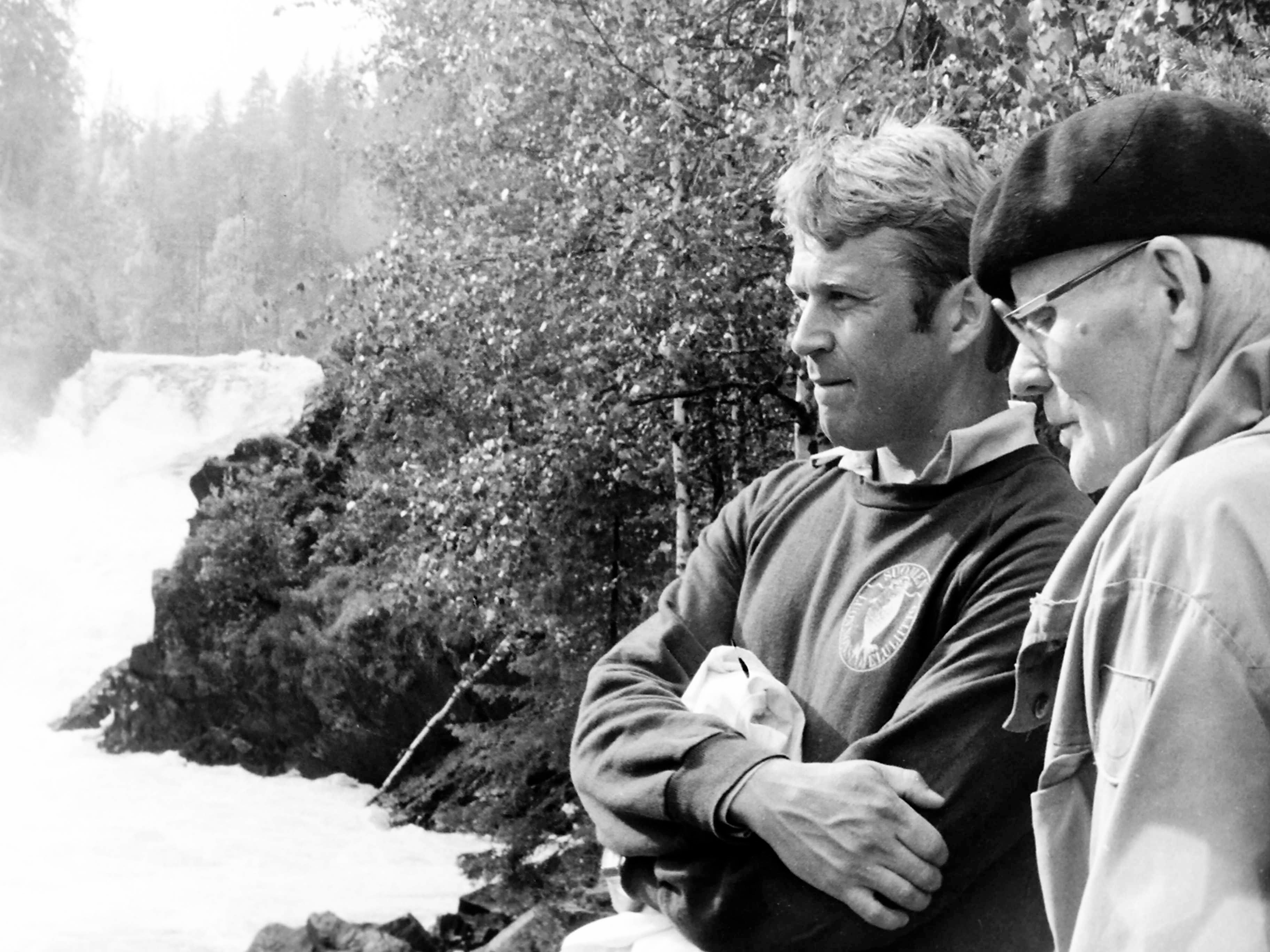 Mati Ahde kävi vuonna 1984 Kuusamossa Reino Rinteen vieraana.
