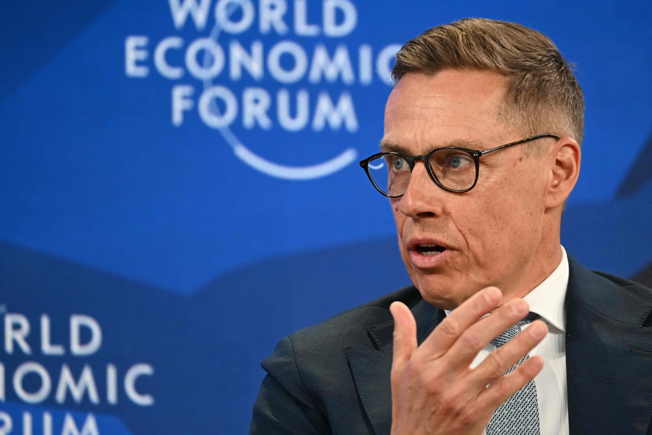 Presidentti Alexander Stubb kommentoi Donald Trumpin lausuntoja Maailman talousfoorumissa Sveitsin Davosissa.