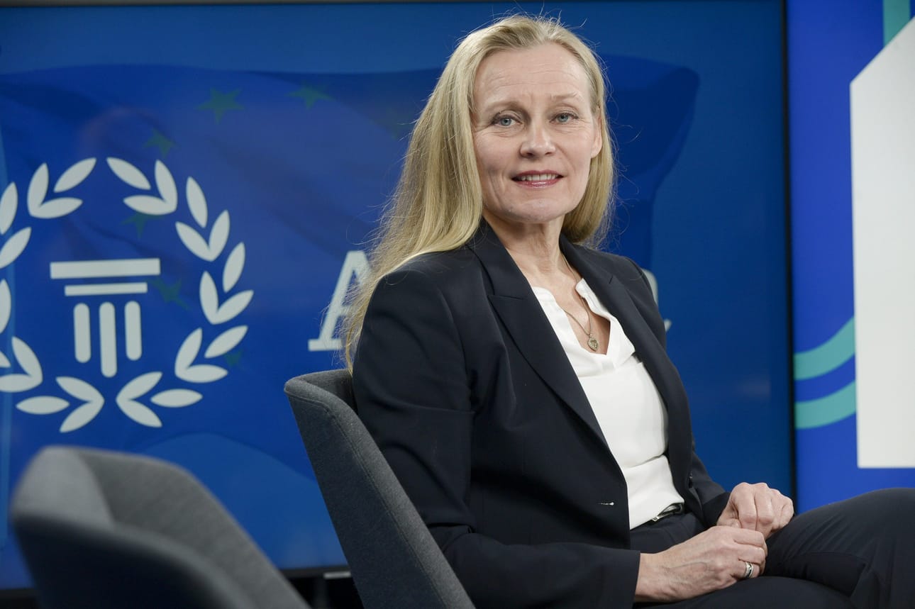 Löfgren johtaa Akavaa vuoteen 2024 asti. Lehtikuva / Mikko Stig