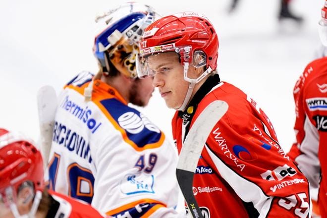 Tappara-ottelu oli Miro Lehtimäen seitsemäs liigapeli. KUVA: SAMPPA TOIVONEN