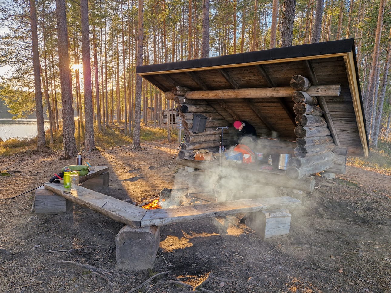 Keltasilmä on hieno leiripaikka lähellä kansallispuistoa.