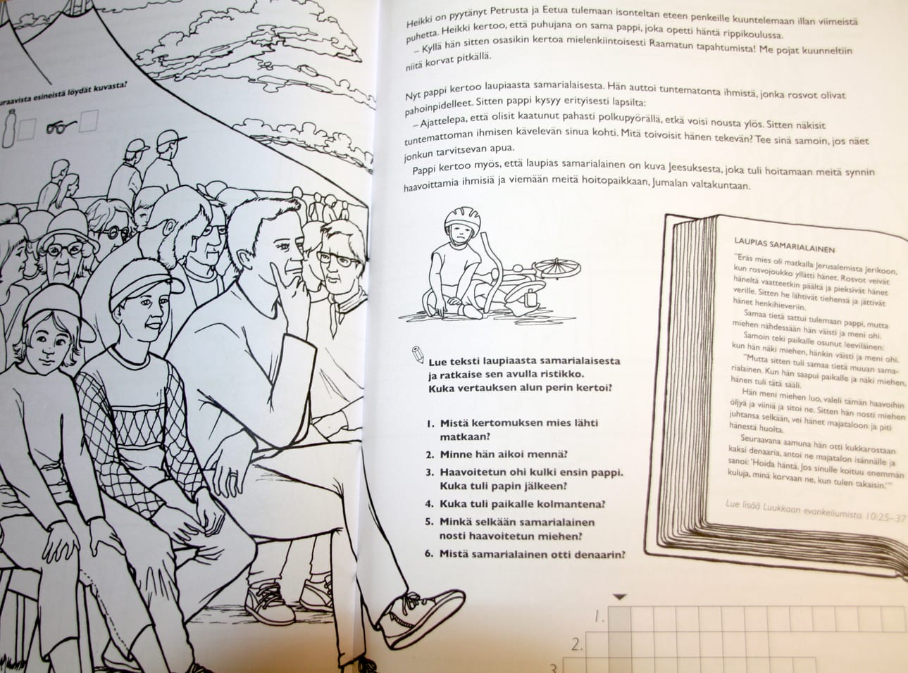 Petruksen suviseurat -kirjassa yhdistyy sekä väritys-, tehtävä- että kertomuskirja. Kirja tarjoaa tekemistä monen ikäisille.