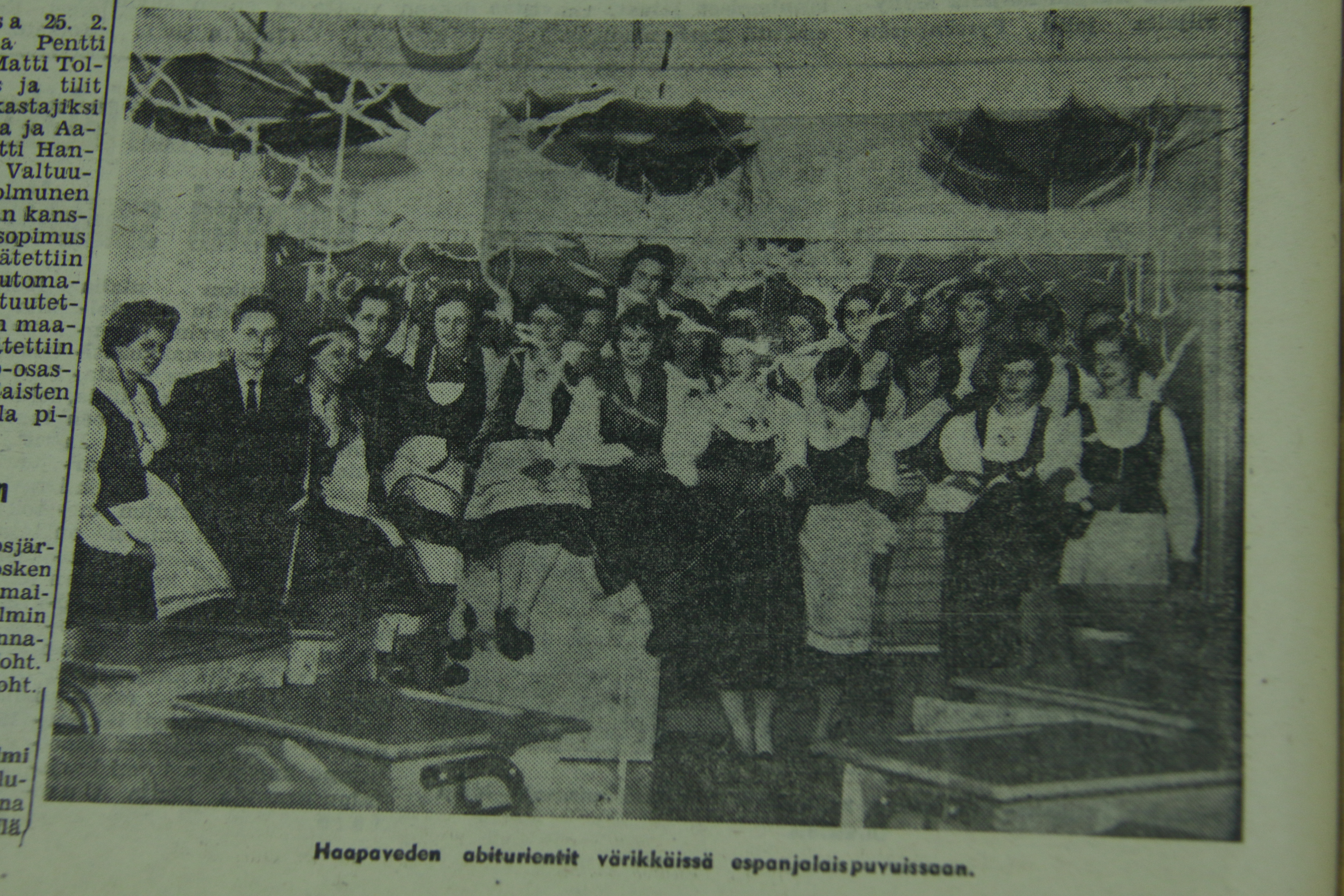Penkkarit Haapavedellä vuonna 1960.
