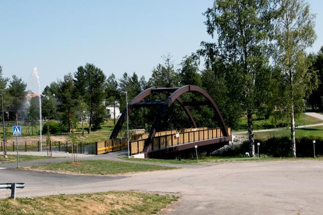 Virkun puistosta on tullut Kauhajoen ulkoilmatapahtumien keskus. Pian siellä juhlitaan kaupungin 150-vuotista taivalta. KUVA: JORMA HAVULA