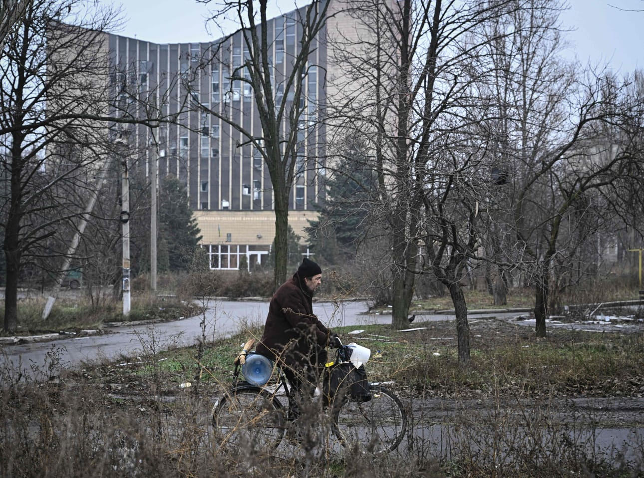 Donetskissa sijaitseva Bahmut on ollut Ukrainan sodan taistelujen polttopiste viime aikoina. LEHTIKUVA / AFP