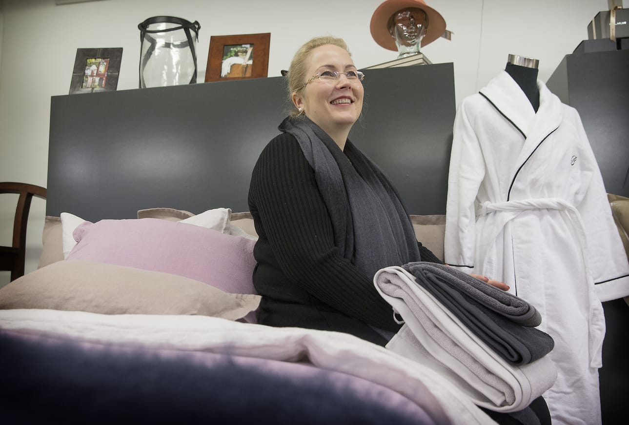 Balmuirin toimitusjohtaja Heidi Jaara luottaa, että luksus myy.