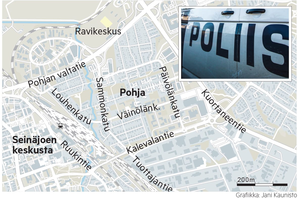 Poliisipartio jalkautui viime viikonloppuna maskit kasvoillaan tekemään rikostutkintaa Pohjan asuinalueella sijaitsevan asunnon pihapiiriin.
