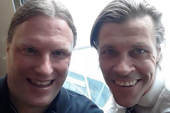 Mikko Männikkö on Pasi Kivisaaren eduskunta-avustaja. Kuva: Pasi Kivisaaren Facebook-sivu