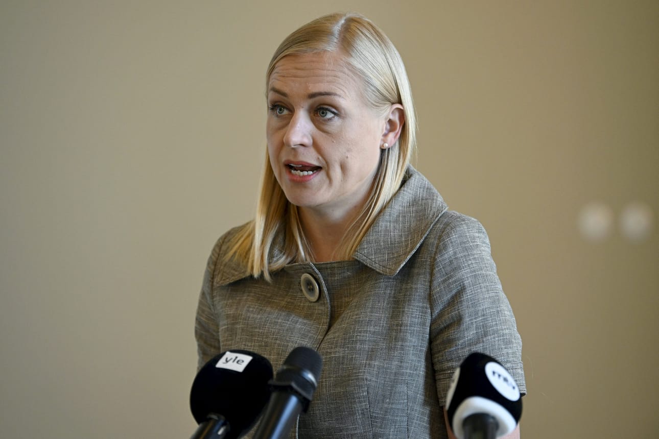 Elina Valtonen osallistuu tänään EU-maiden ulkoministerien kokoukseen Luxemburgissa. LEHTIKUVA / Mikko Stig
