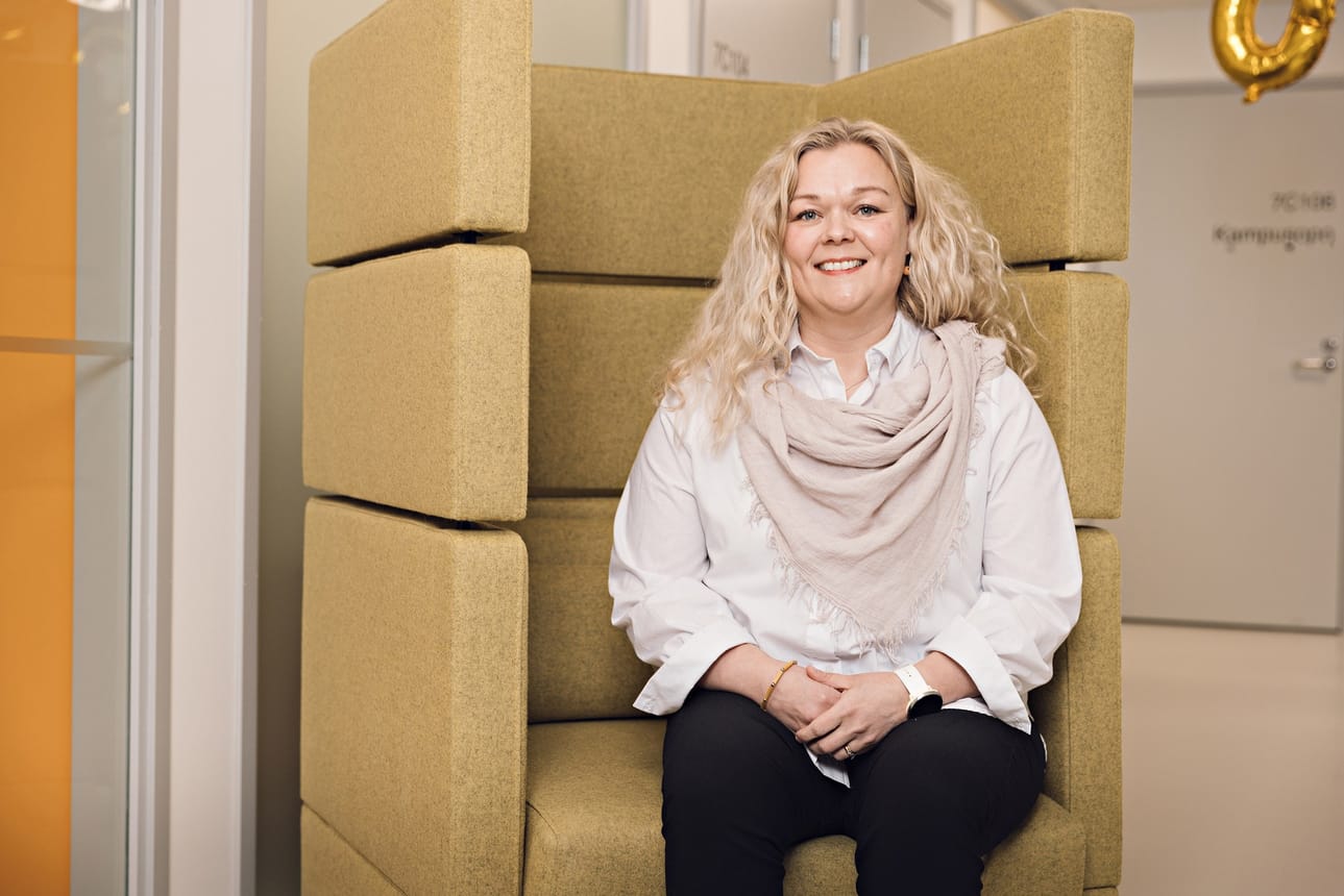 Ullamaija Niskanen toteaa, että parasta kampus-opon työssä on, kun opiskelija kertoo päässeensä eteenpäin mieltä askarruttavassa asiassa.