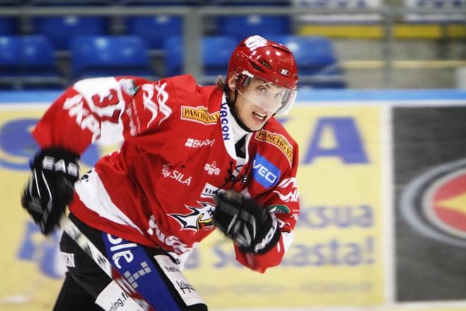 Vaasan Sportin kapteeni tulevalla liigakaudella on Erik Riska. Kuva Beni Köhler