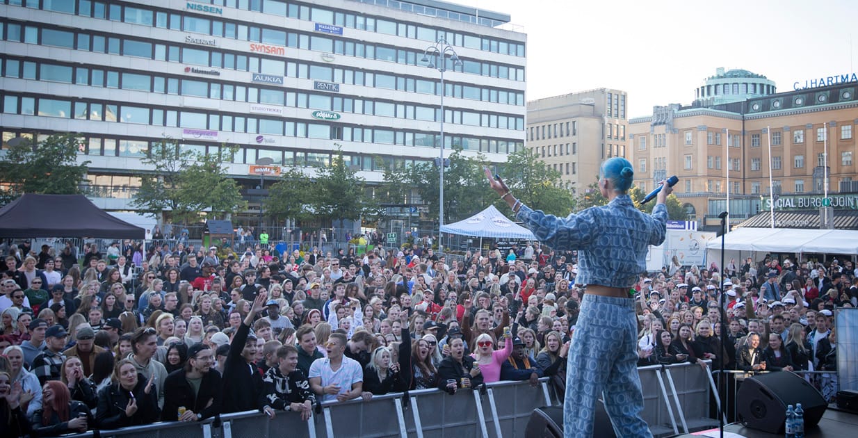 Vaasa Campus Festival täyttää torin keskiviikkona. Tapahtuma järjestetään viidettä kertaa.