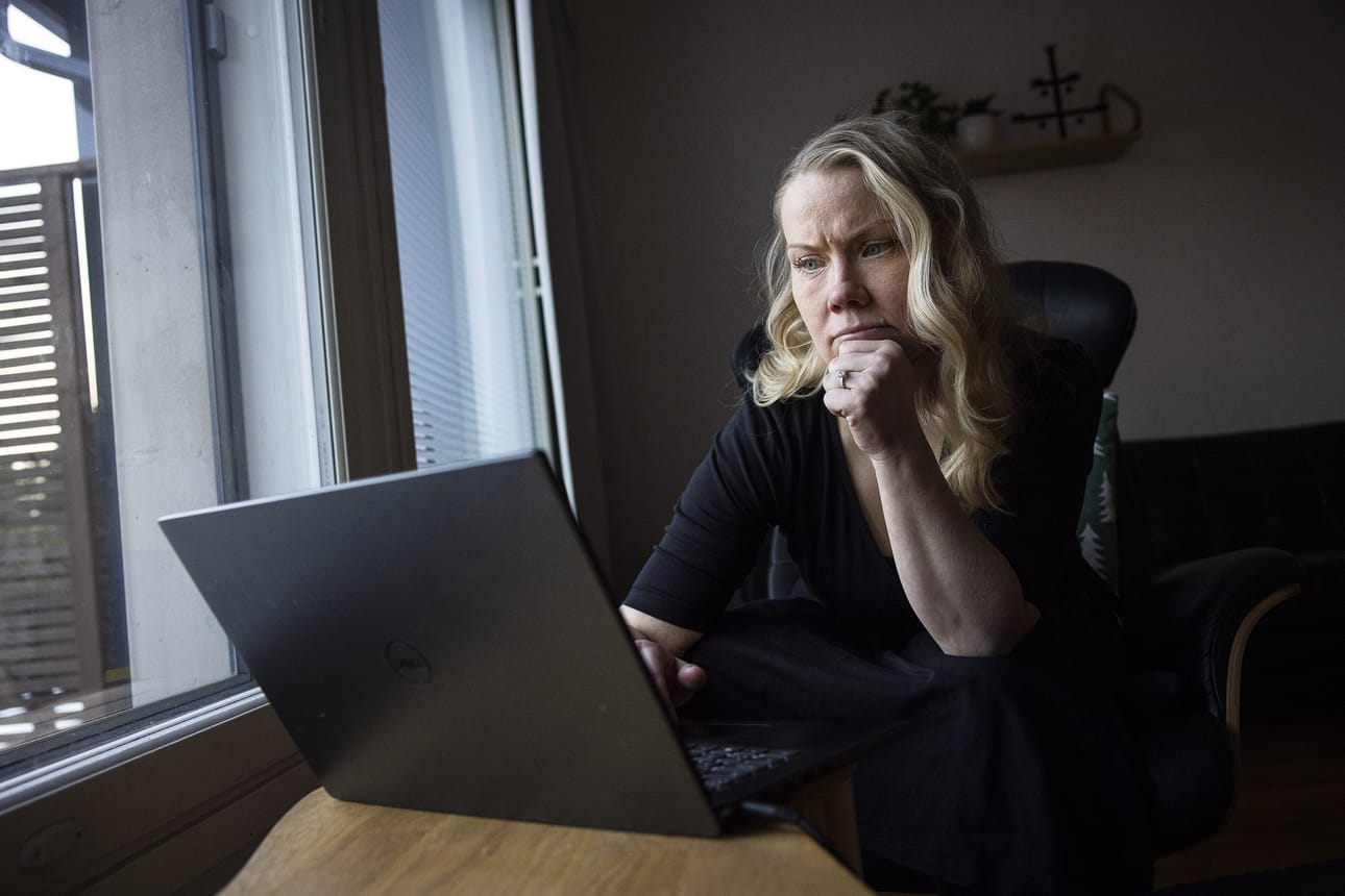 Susanna Viitala otti ennakkoäänet rauhallisesti vastaan kotonaan Rovaniemellä.